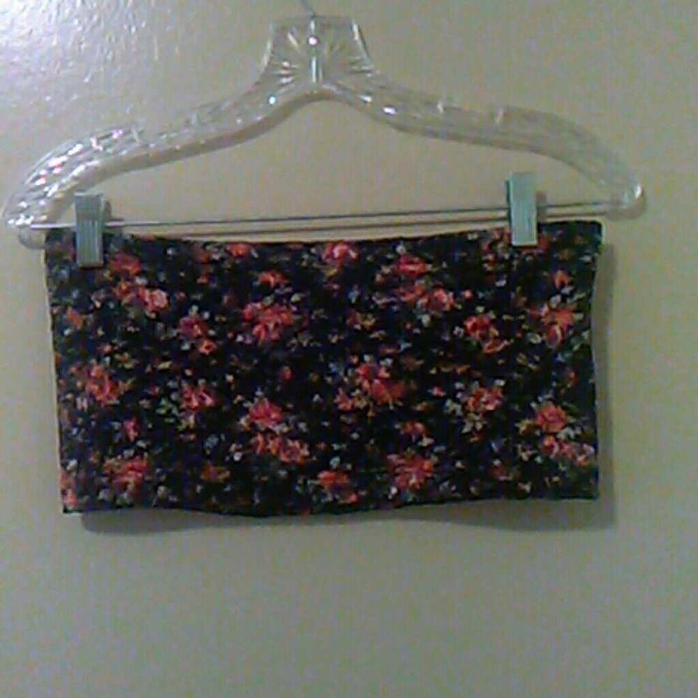 Floral tube top